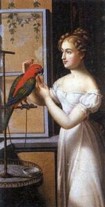 Wilhelm Egger: Vajda Julianna - Lilla feltételezett arcképe